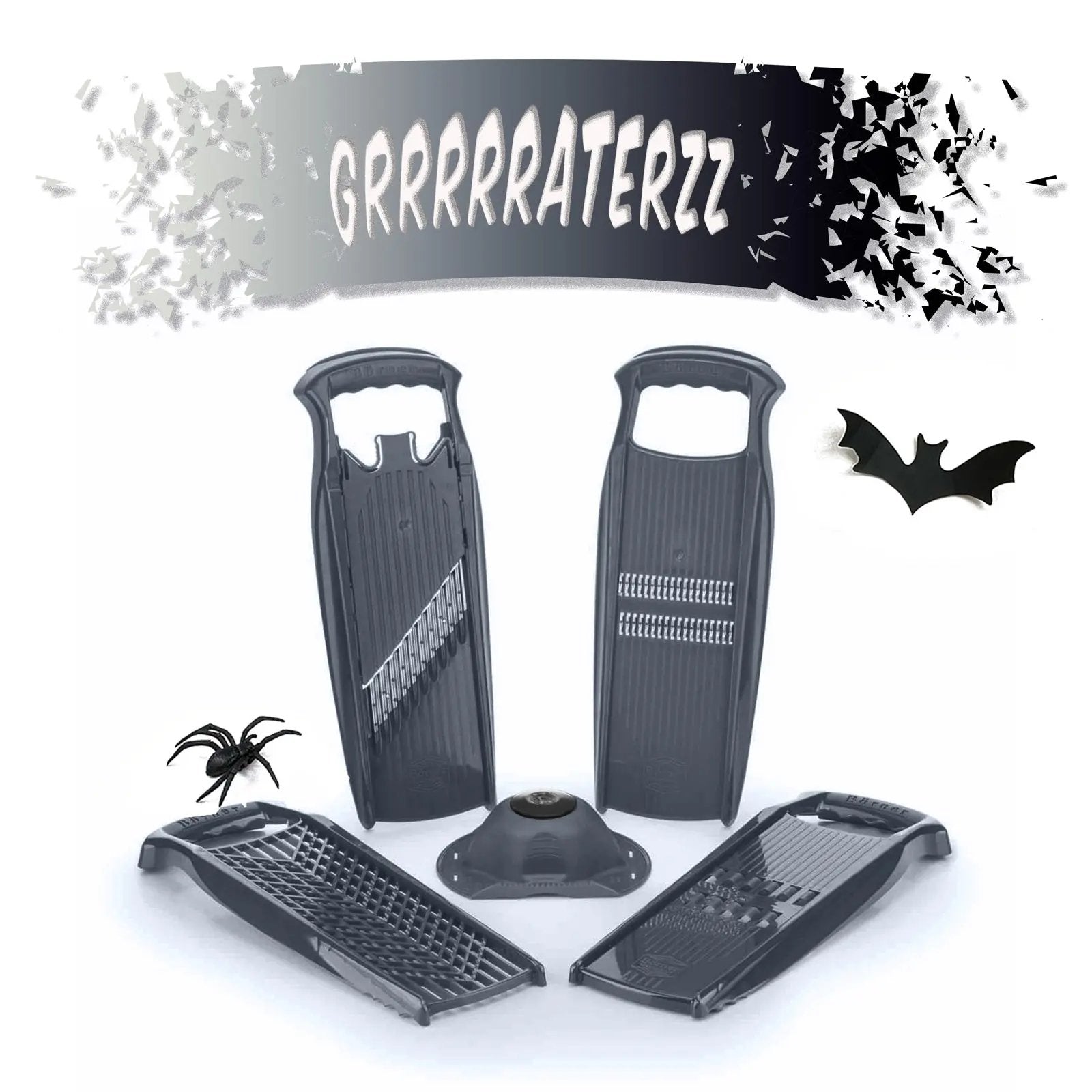Halloween - Grrrrraterzz - Börner all-in-one Raspenset - Inclusief beschermkap! Börner Kitchentools